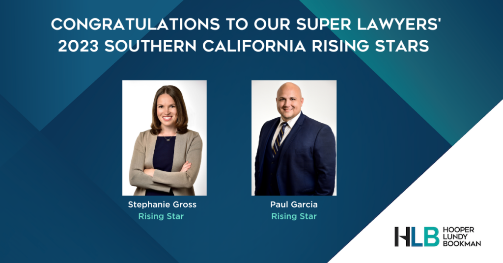 HLB's Super Lawyers' 2023 Southern California Rising Stars - Hooper ...